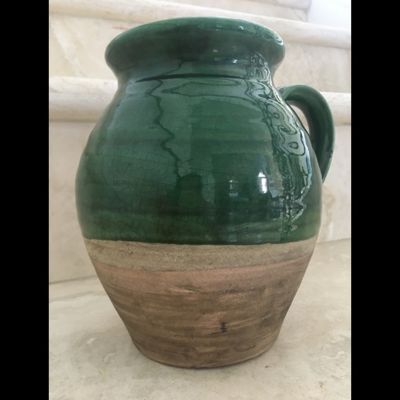 SOLD! Rowe Pottery Works Cambridge, WI Green Salt Glaze - Picture 1 of 12